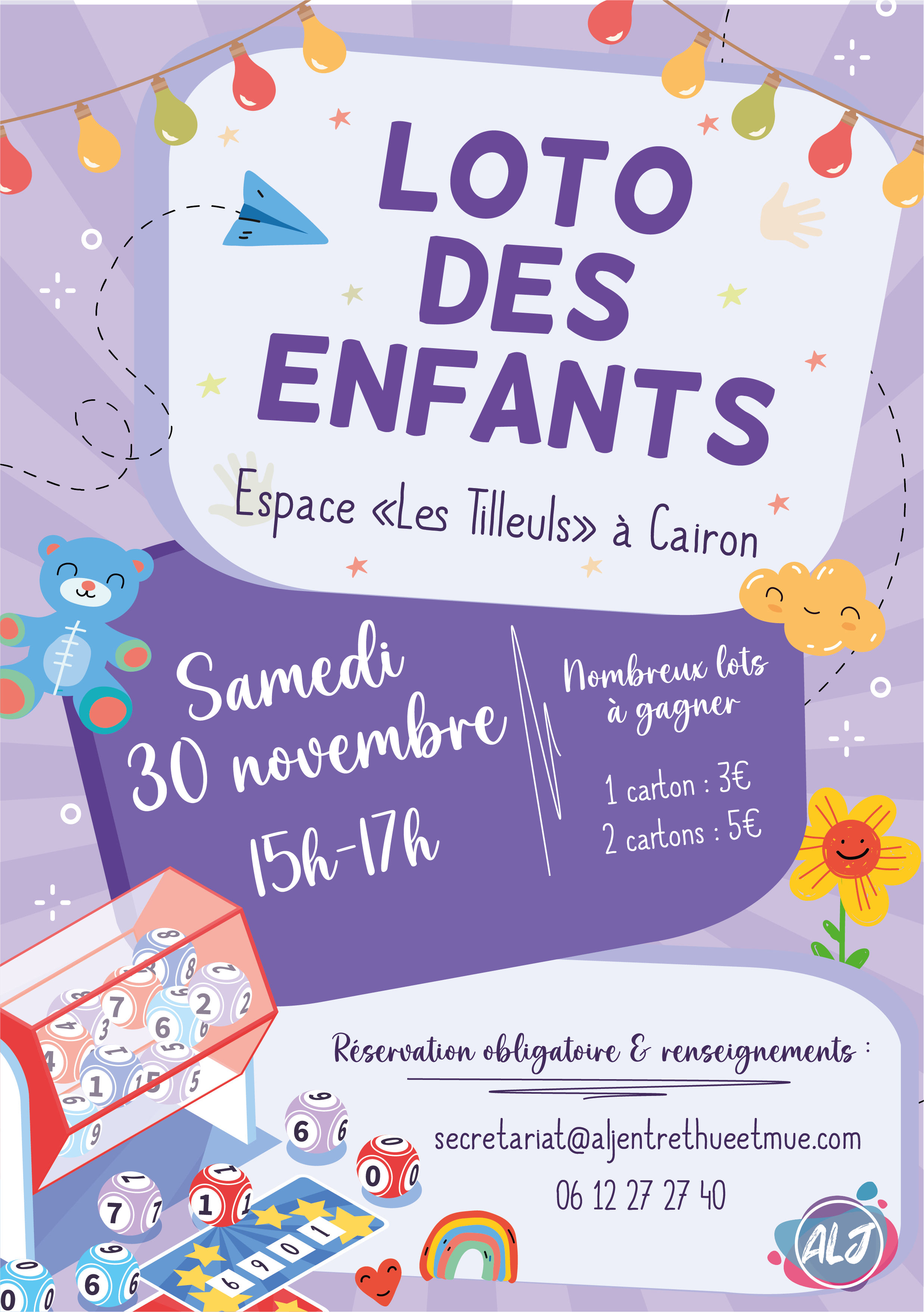 Lire la suite à propos de l’article LOTO des enfants – cairon